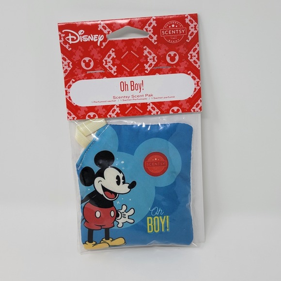 Scentsy Other - New! Scentsy Disney Mickey Mouse - Oh Boy! - Scent Pak Pack Sachet - Free Ship!
